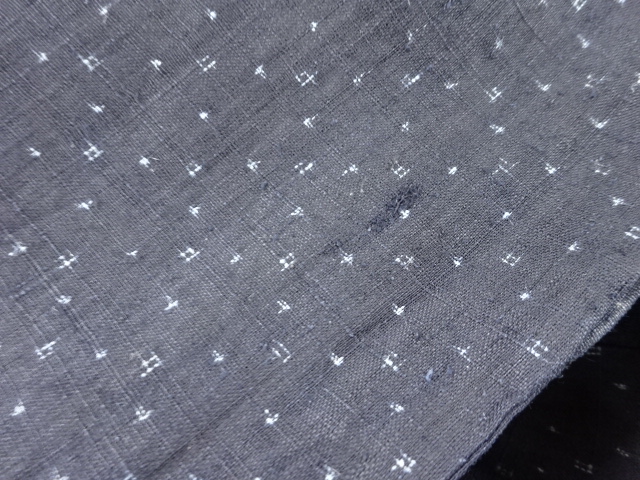  アンティーク　本場宮古上布着物(材料)